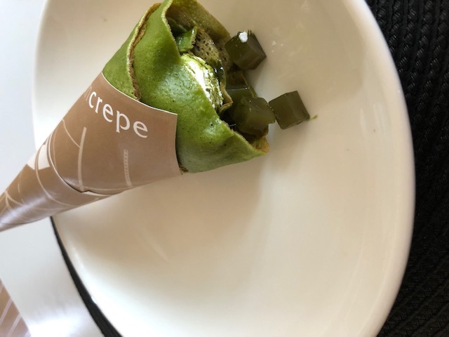 葉隠抹茶の試食の感想をいただいていました。